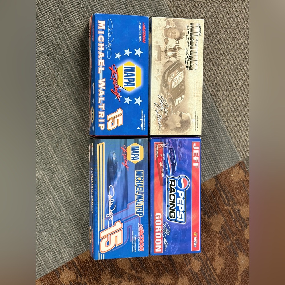 Bundle! 4 Car Collectibles, Nascar Diecast, No callout boxes are great condition